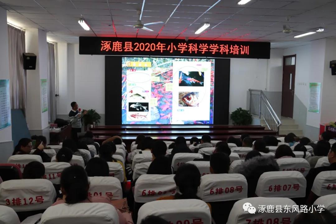 「科学引领教学 示范促进成长」涿鹿县2020年小学科学学科培训活动
